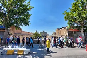 قزوین‌گردی عالی‌قاپویی‌ها به‌روایت تصویر